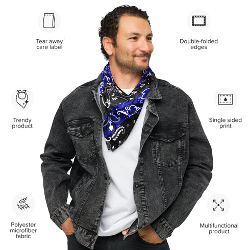 Leather Pride Waves Bandana